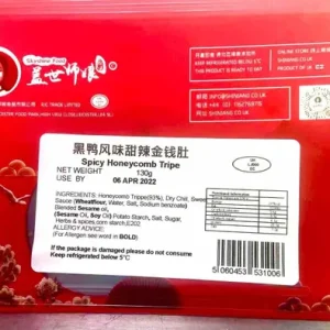 黑鸭风味金钱肚